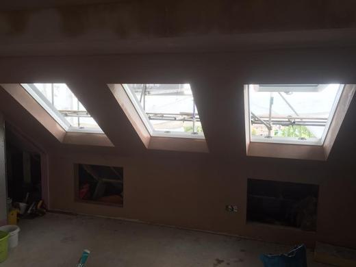 Plasterer services for new build extensions